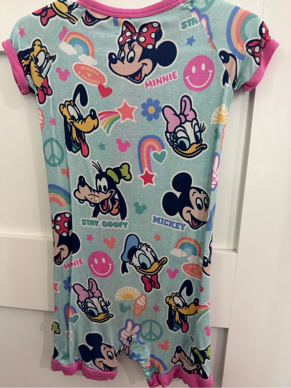 Little Sleepies Disney Mickey & Friends Shorty size 18-24 month